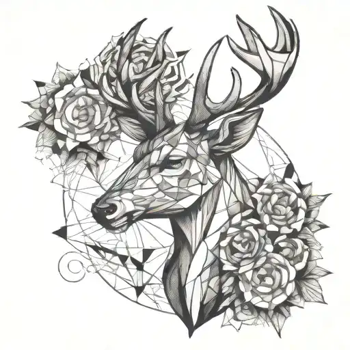 Deer With Horn