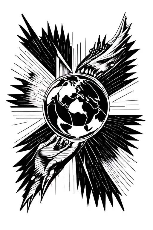 Atlas And Holding Up The World And Zia Sun