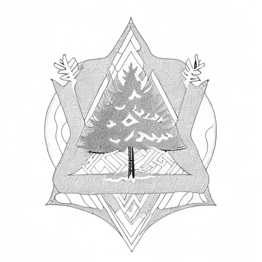 Noble Fir Tree With The Initials F N G Incorporated