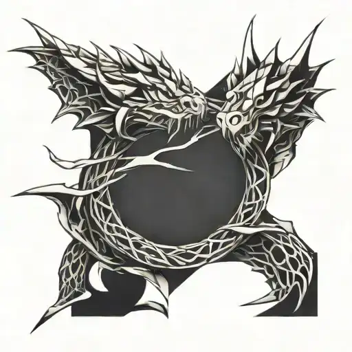 Dragon Break The Chain Wrapped