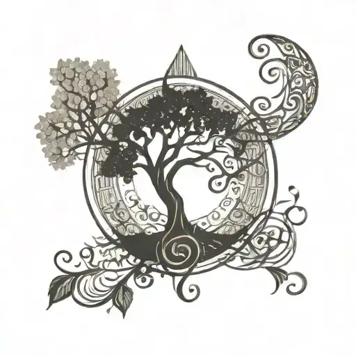 A Tree And A Treble Clef Delicate