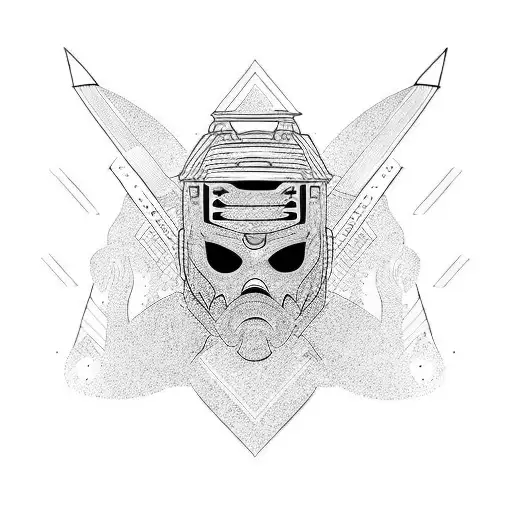 Katana Black Minimalism