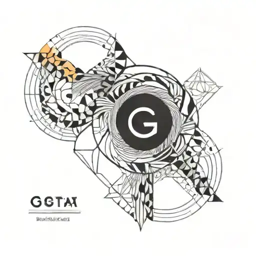 Abstract Tattoo With Reference To The Letter G