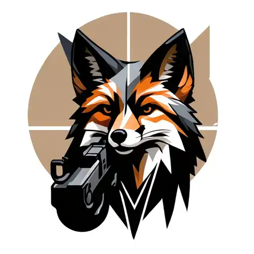 Fox With Gun