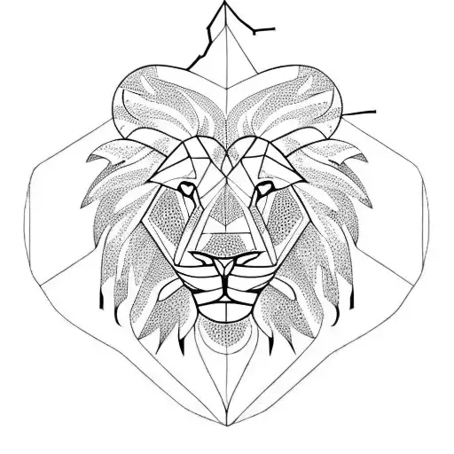 Lion With Tree Of Life