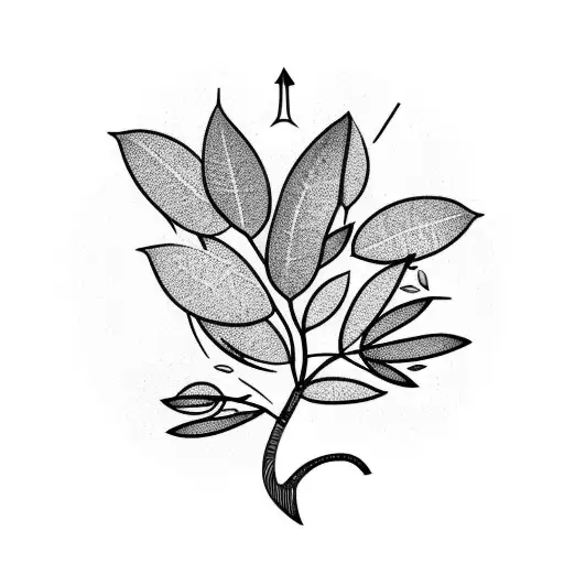 Olive Tree With 3 Leaves