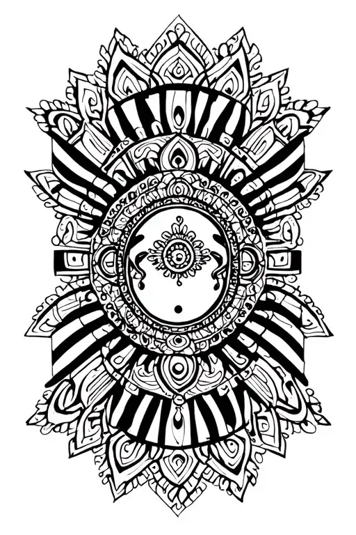 Indian Realted To Chakra Symbols