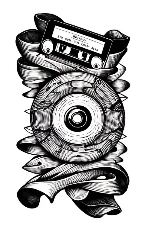 Bonbon Et Cassettes Vhs Tape With Scroll