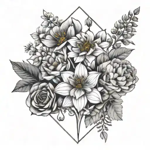 Birth Month Flower Bouquet