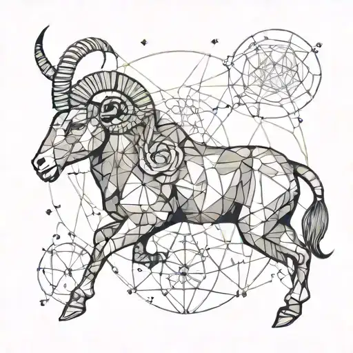 Zodiac Sign Aries With Constellation