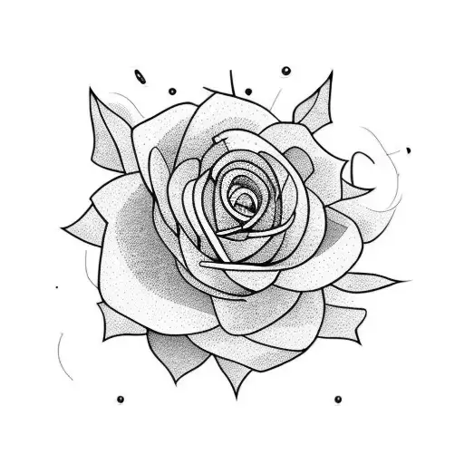 Maktub Word With Flowers