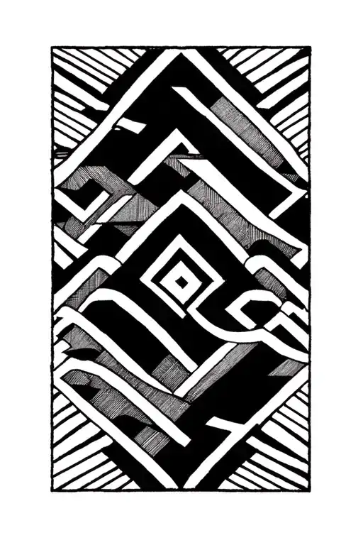 Lines Geometrical Patern Inspired