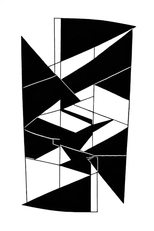 Lines Going Along The Top