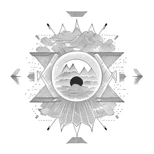 Sunset Over Long Road