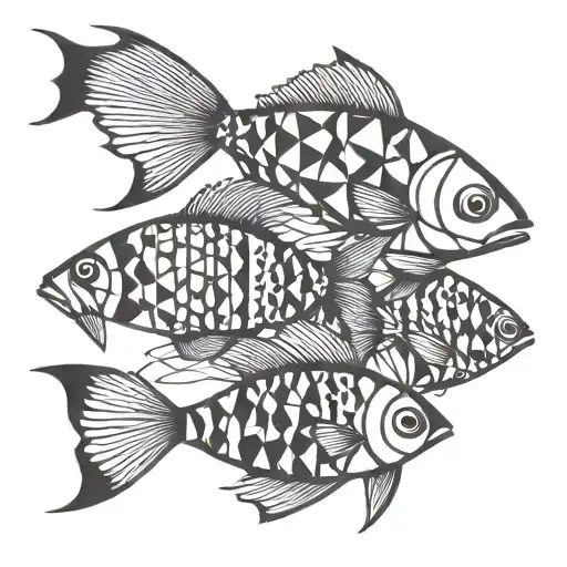 Fish Swimming Together