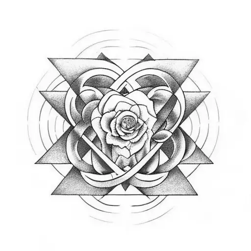 Love Pain Eternally Poetic In Infinity Shape With Two Hearts One Heart Up And The Othe Heart Down