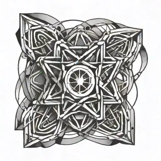 Iron Atom With Symbol Fe