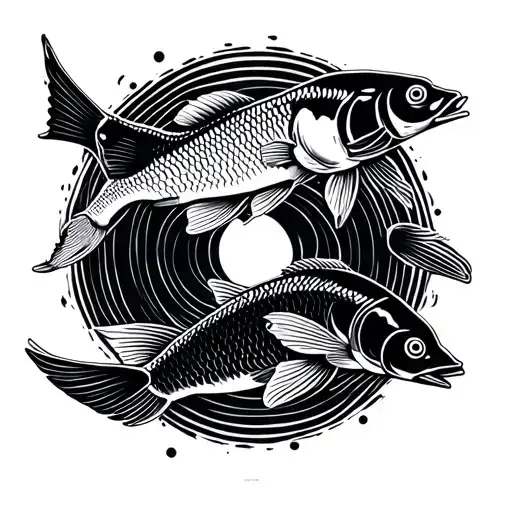 Carps Swimming In Circle Inside My Soul