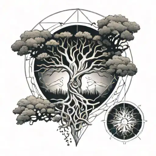Yggdrasil With Thunders
