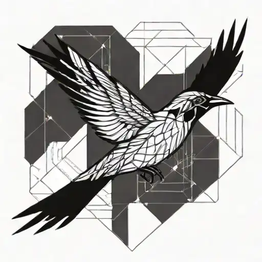 Swallow Bird From Above