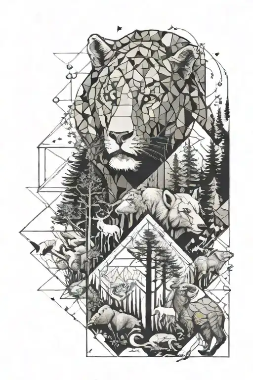 Forest And Animals In Geometry