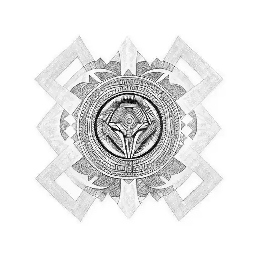 Maori Bracelet On Forearm