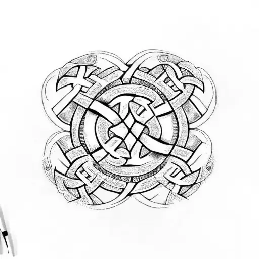 Moon Chain Tribal Celtic