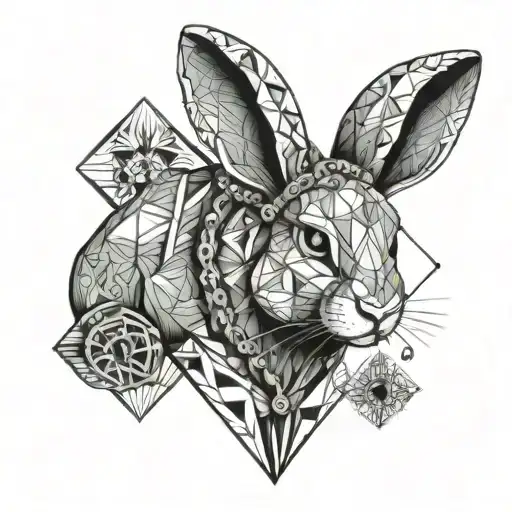 Rabbit Cash Diamond Chain Headphone