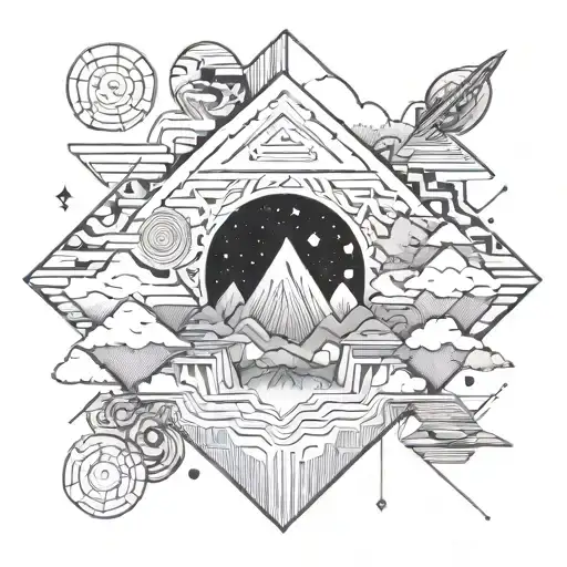 An Alien Plain Landscape