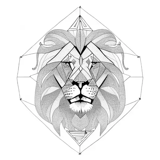 Lion In A Triangle
