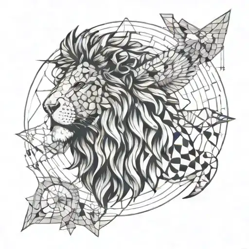 Atlas And Lion And Moth