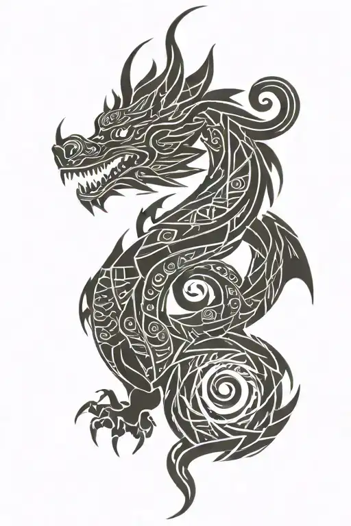 Dragon Mixed Tribal Maori