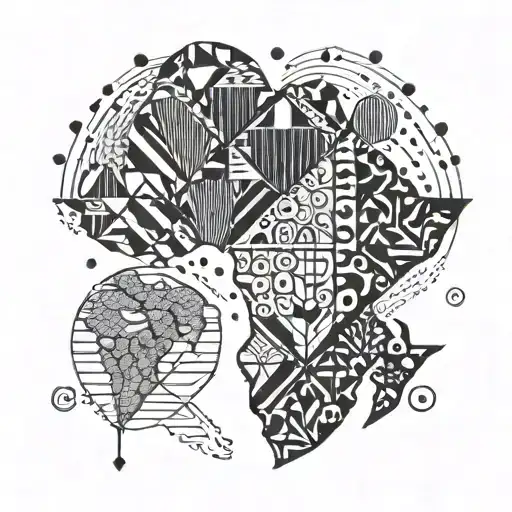 Africa Heart Semicolon