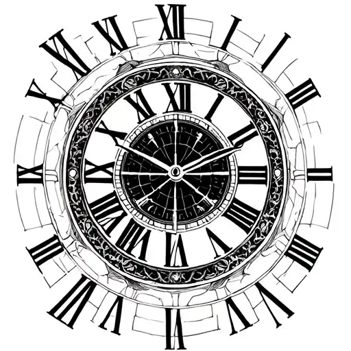 Clock In Roman Numerals
