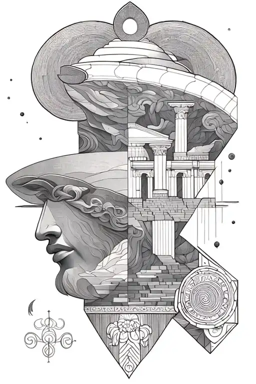 Style Of Ancient Greece Landscape And Space