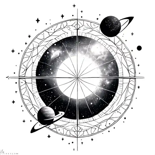 Astrology And Planets Stars And Nebulas