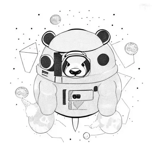 Panda Astronaut