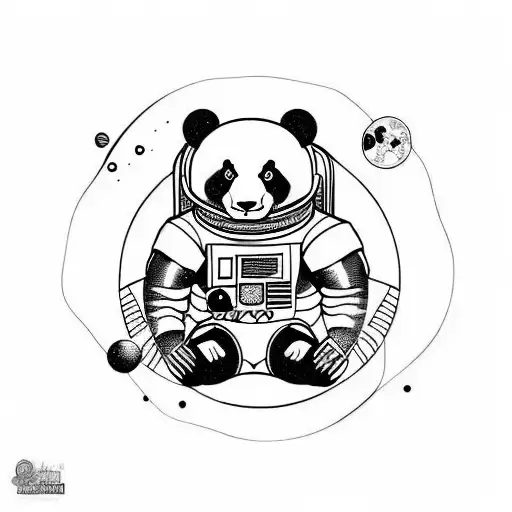 Panda Astronaut