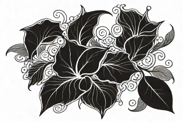 Swirling Morning Glory Vine