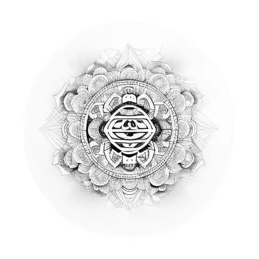 Buddah Mandala Sacred Cyberpunk