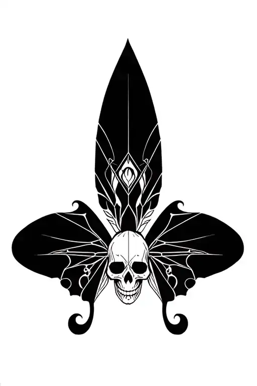 Skull Butterfly