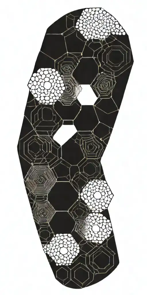 Genetic Illusion Textures Like Honeycombs