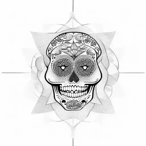Fibonacci Sequence With Sugar Skull