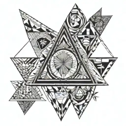 Four Triangles Brother And Sister