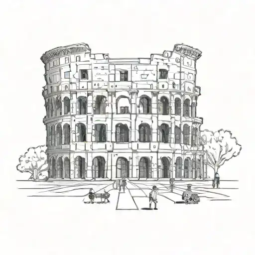 Colosseum Surrounded My Family Two Kids And Me Soccer T Shirt