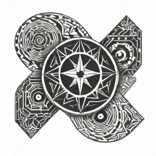Sol Symbol Mix 999 Tattoo Design