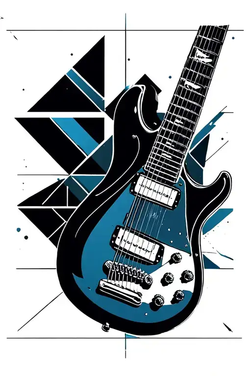 Minimalist Electric Guitar Forearm