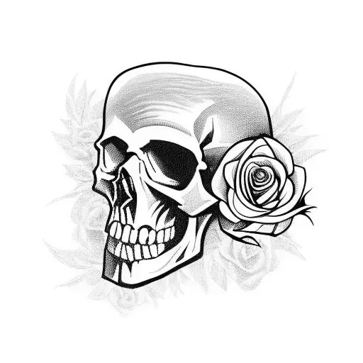 Expendables Skull With Roses