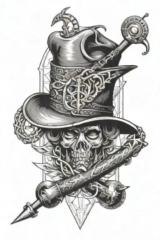 Caduceus With Cowboy Hat