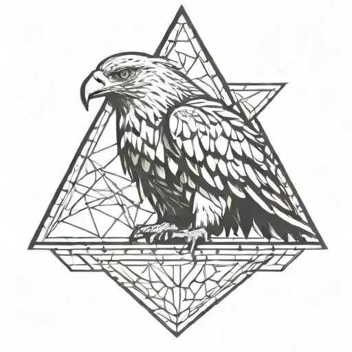 Eagle Inside Triangle
